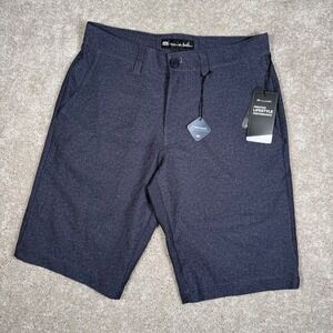 NWT Travis Mathew Men's 30 Prestige Lifestyle Performance Hybrid Shorts Blue